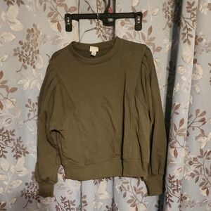 A New Day Forest Green Pullover